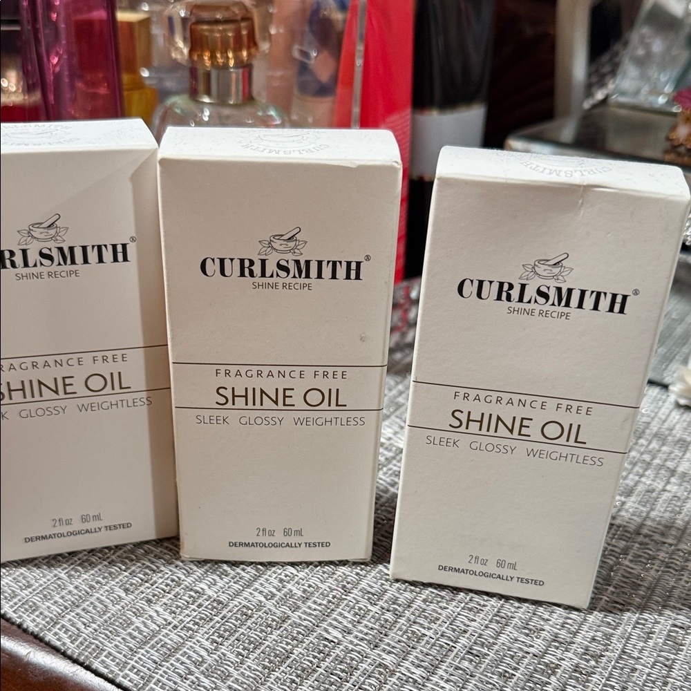 Curlsmith Shine Oil - Fragrance Free, Sleek Glossy Weightless